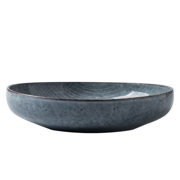 Gretta deep ceramic plate, 6.7 in