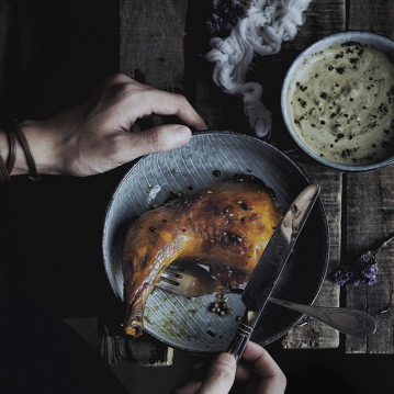 Gretta deep ceramic plate,... 2