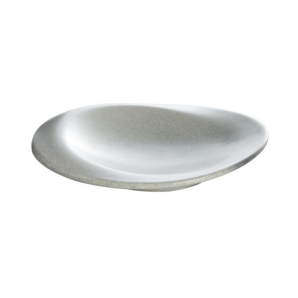 Pebble Series dessert ceramic plate, 6.7 in