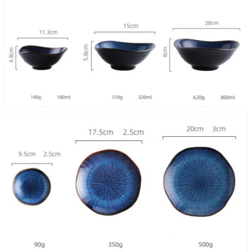 Vista ceramic plates set, 6... 2