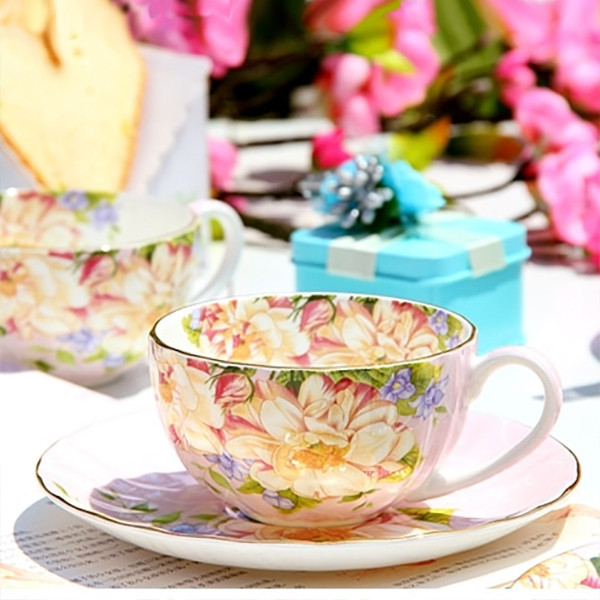 Jardi Briar ceramic cup and saucer set, 1.77x3.35 in