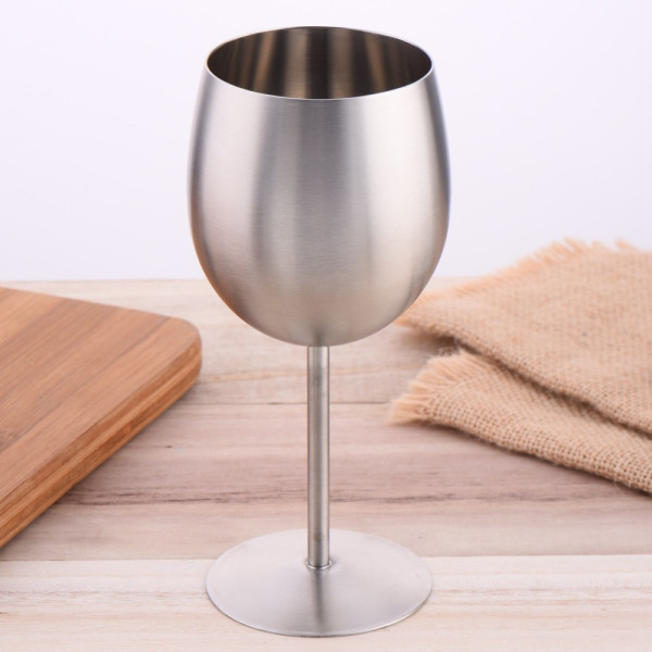 Matta stainless steel wine glass, 7.09x2.75 in