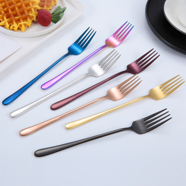 Clio stainless steel table fork