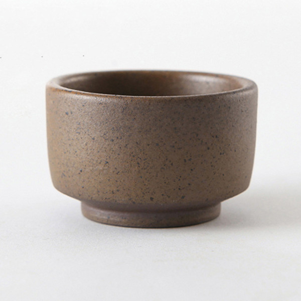 Tuam Loam ceramic shot glass, 1.42x2.17 in