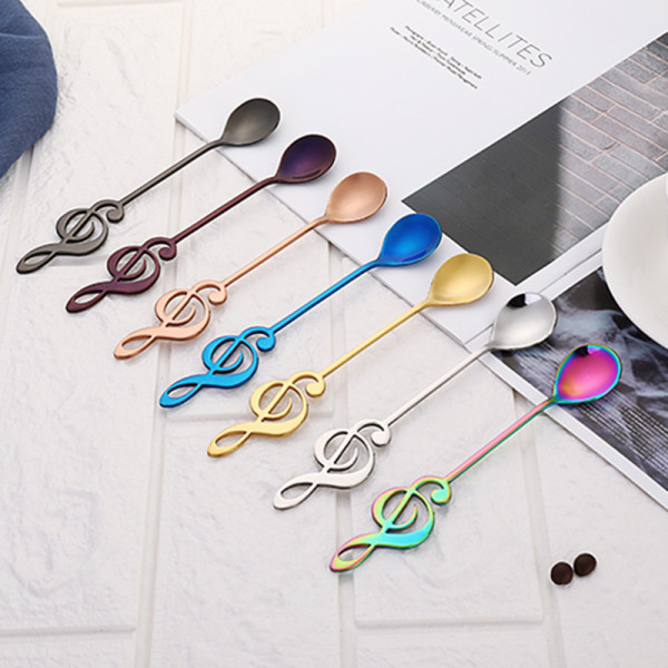 Violin Clef stainless steel coffee spoon