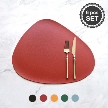 Lette PU-leather placemats...