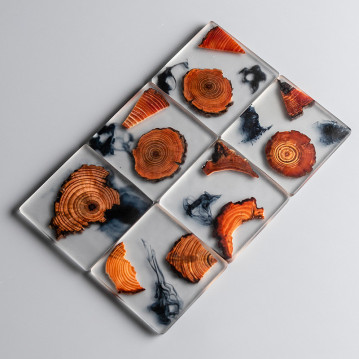 Orman square coasters set,...