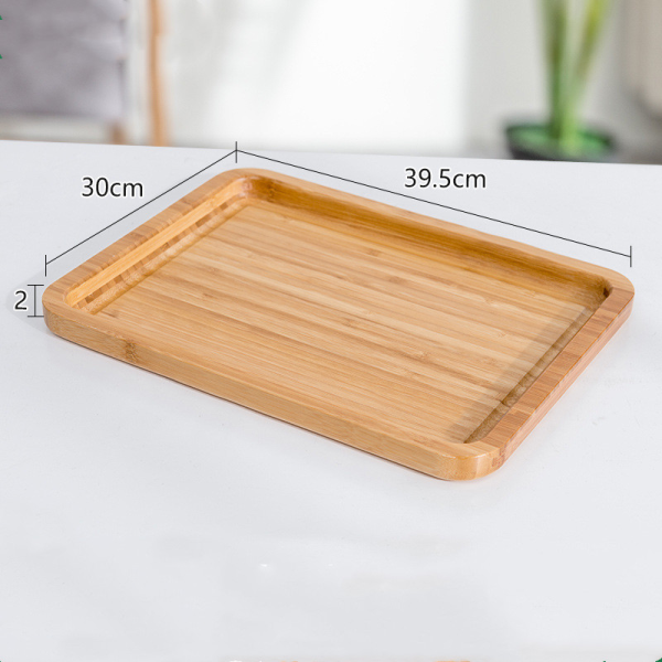Sheeway large bamboo tray, 15.55x11.81 in