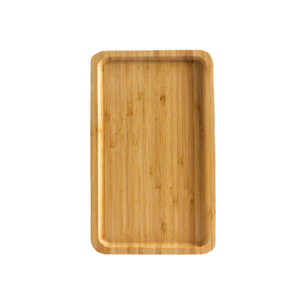 Wutai small rectangular bamboo tray, 7.87x4.72 in