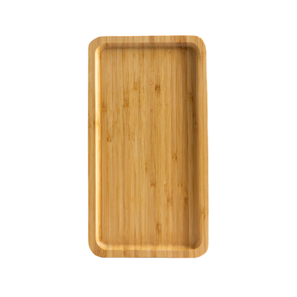 Wutai small rectangular bamboo tray, 9.84x5.5 in