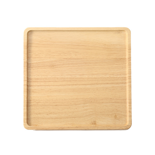 Makala square wooden tray, 11.81x11.81 in