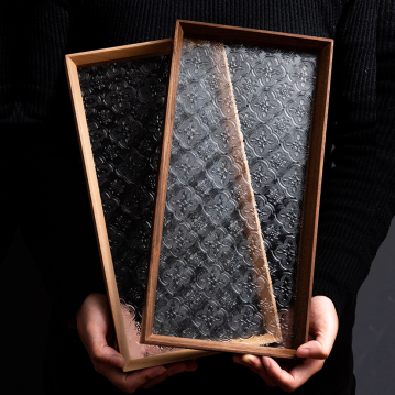 Milena rectangular glass...