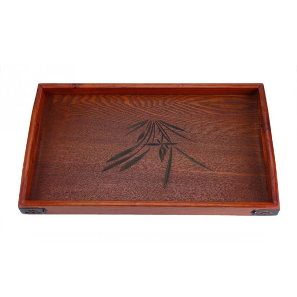 Ruoko wooden tray, 14.17x9.05 in
