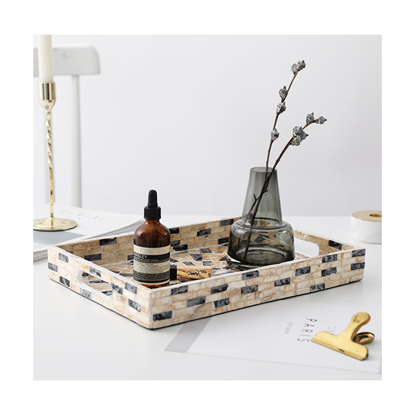 Abelle Mosaic rectangular wooden...