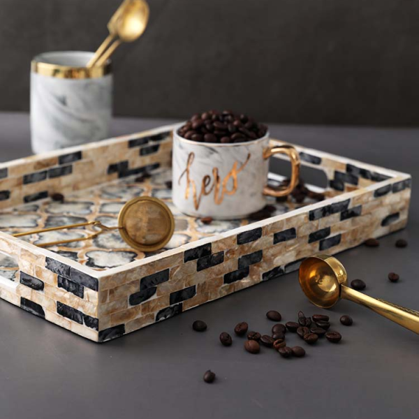 Abelle Ornament rectangular wooden...