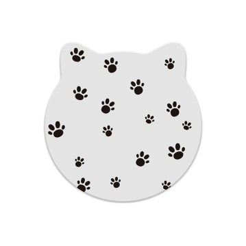 Gatto Spoors white coaster,...