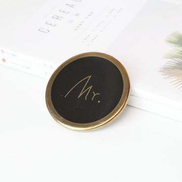 Mr.Black round ceramic...