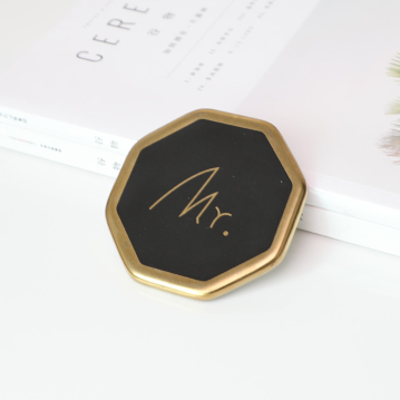 Mr.Black octagonal ceramic...