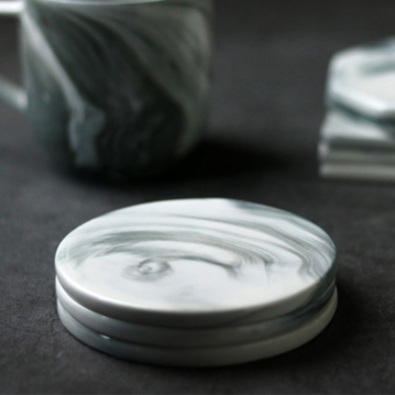 Imvi round ceramic coaster,...