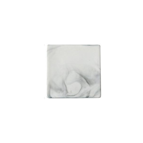 Imvi square ceramic coaster, 3.66 in