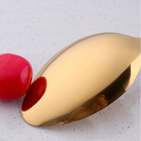 Lugo Gold 4 pcs flatware set, stainless steel