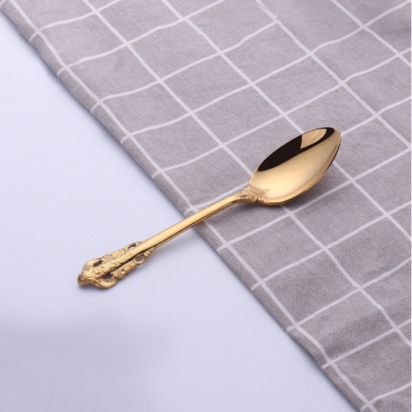 Versailles stainless steel coffee spoon, 4.92 in