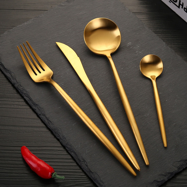 Tokyo Plain 4 pcs flatware set, stainless steel