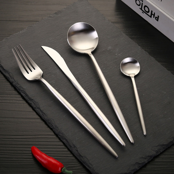 Tokyo Plain 4 pcs flatware set, stainless steel