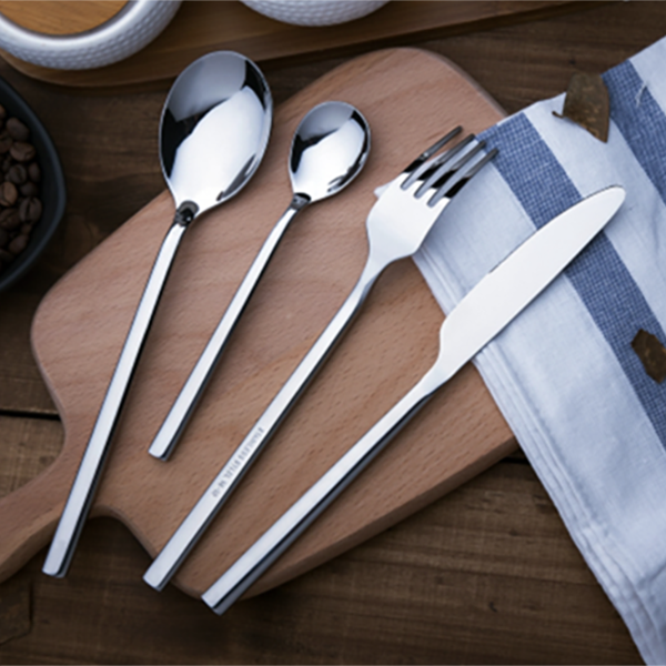 Helsinki 4 pcs flatware set, stainless steel