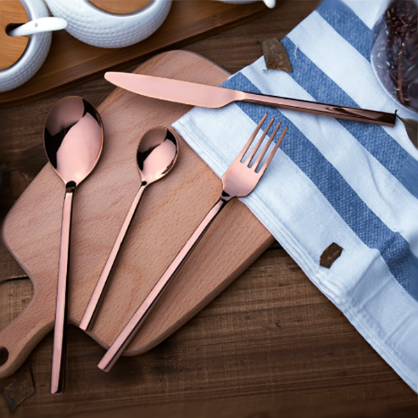 Helsinki 4 pcs flatware set, stainless steel