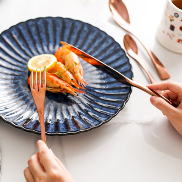 Busan 24 pcs flatware set, stainless steel