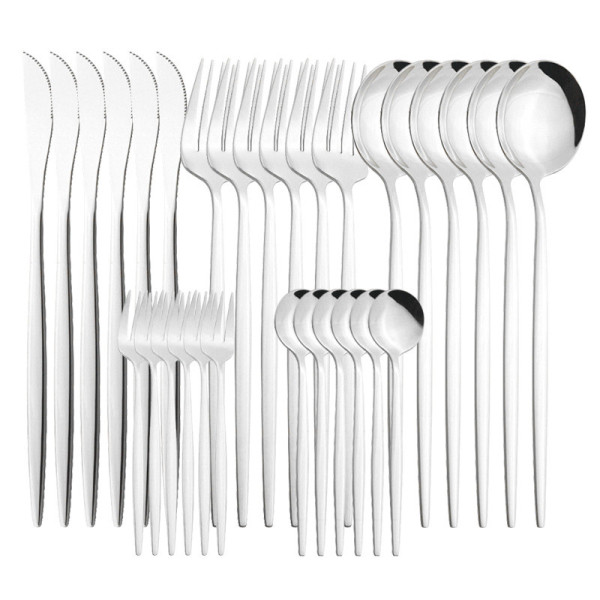 Tokyo Solid 30 pcs flatware set, stainless steel