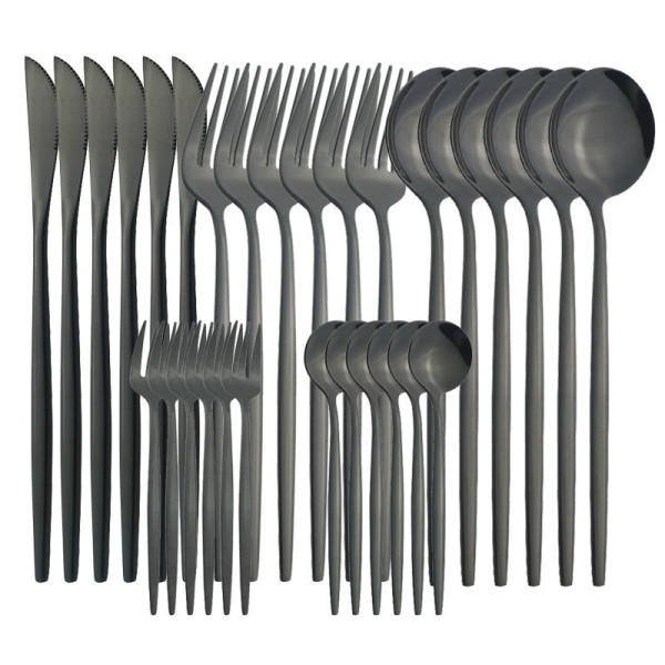 Tokyo Solid 30 pcs flatware set, stainless steel