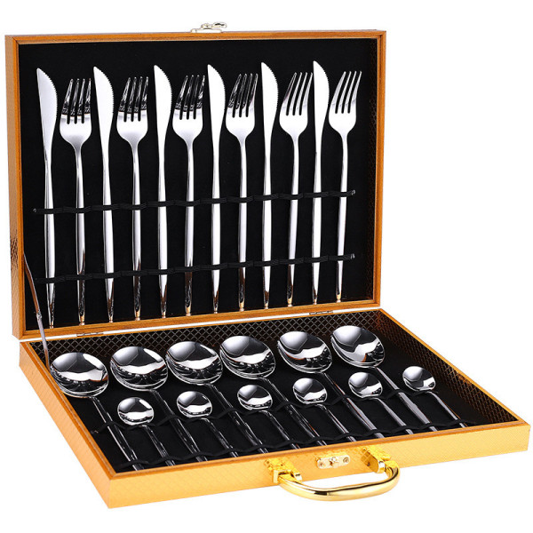 Tokyo Solid 24 pcs flatware set + gift case