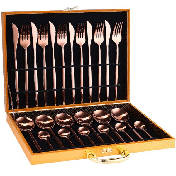 Tokyo Solid 24 pcs flatware set + gift case