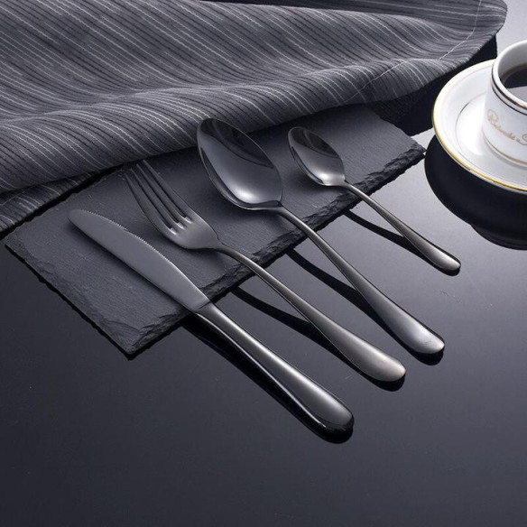 Melissa Plain 4 pcs flatware set, stainless steel