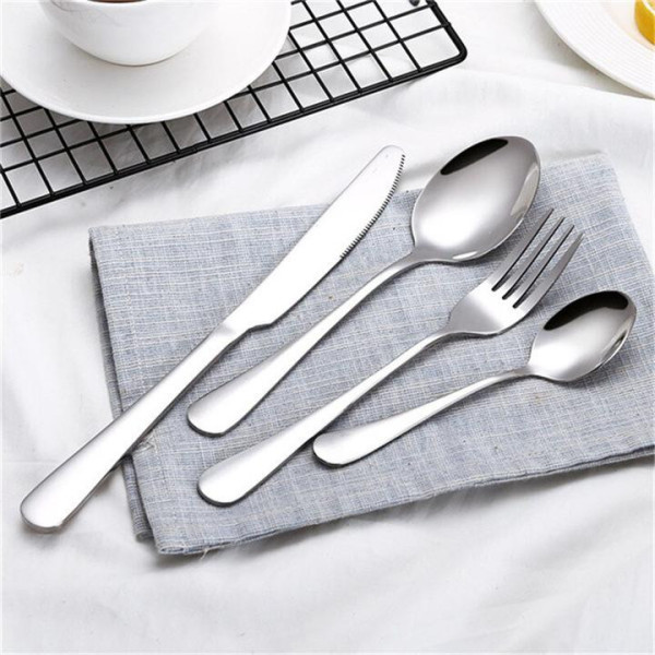 Melissa Plain 4 pcs flatware set, stainless steel