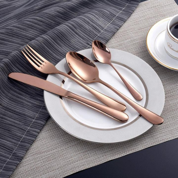 Melissa Plain 4 pcs flatware set  + gift box
