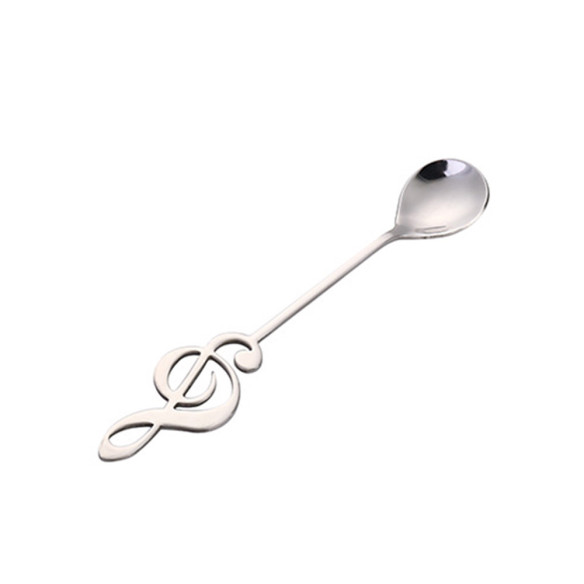 Violin Clef stainless steel coffee spoon