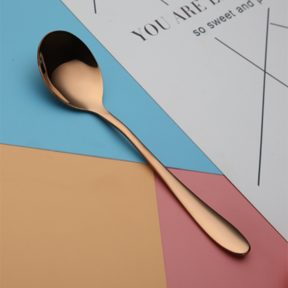 Bublina stainless steel dessert spoon, 7.13 in