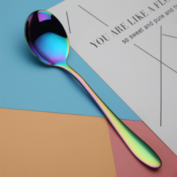 Bublina stainless steel table spoon, 7.4 in