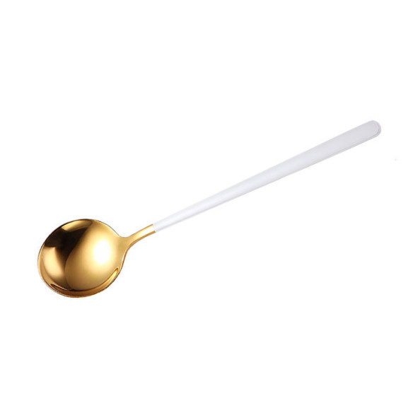 Santolina Gold stainless steel table spoon, 7.68 in