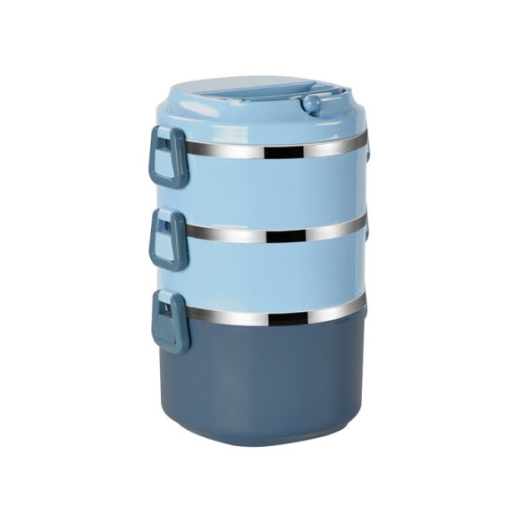 Bombollo 3-tier round lunch box
