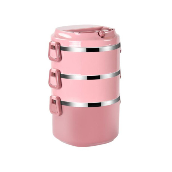 Bombollo 3-tier round lunch box