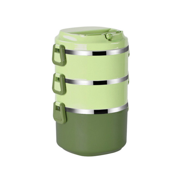 Bombollo 3-tier round lunch box