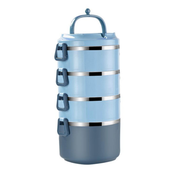 Bombollo 4-tier round lunch box Bombollo 4-tier round lunch box