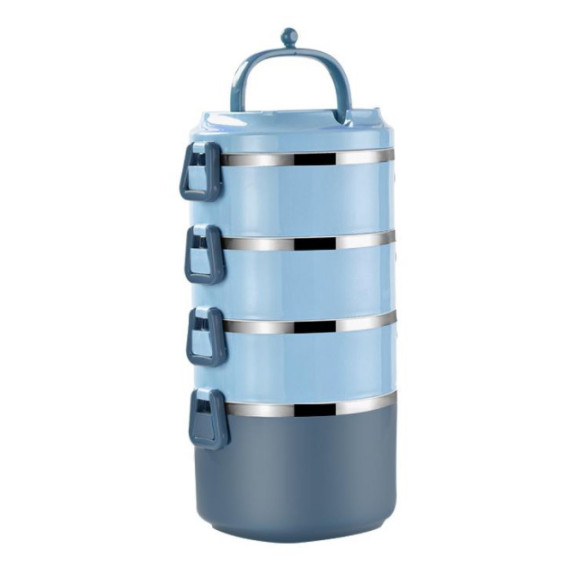 Bombollo 4-tier round lunch box