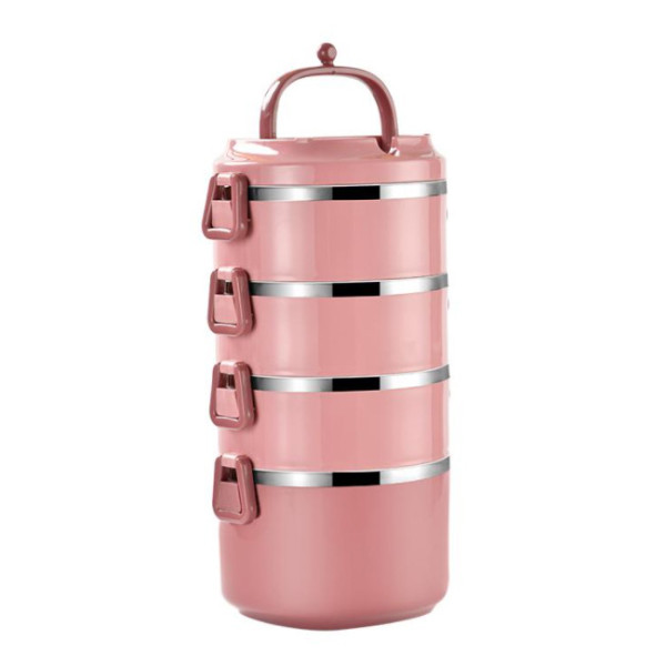 Bombollo 4-tier round lunch box