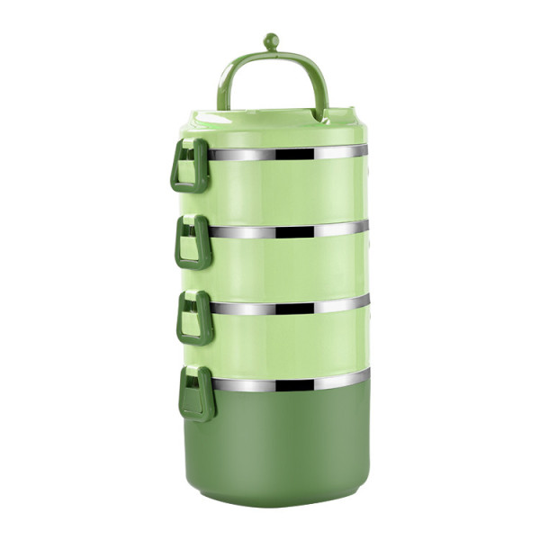 Bombollo 4-tier round lunch box