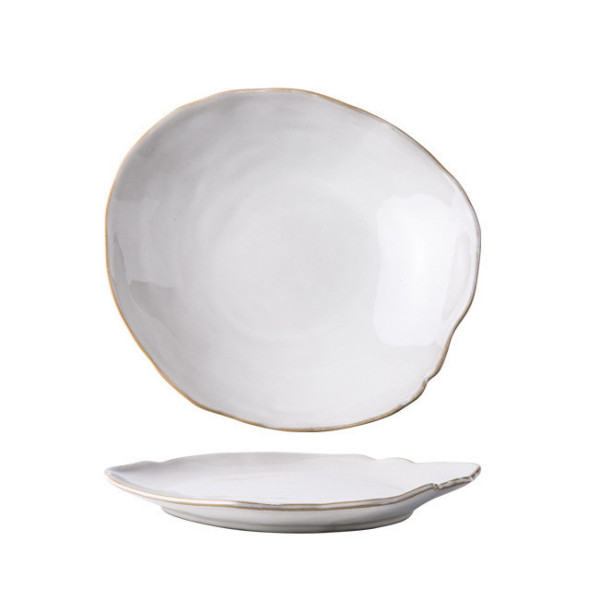 Melilla ceramic dinner plate, 8.86 in